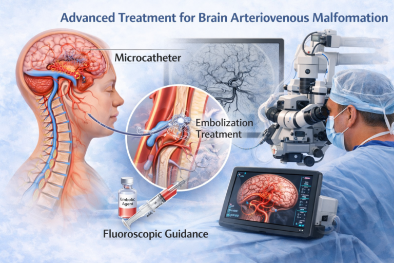 Advanced Treatment for Brain Arteriovenous Malformation