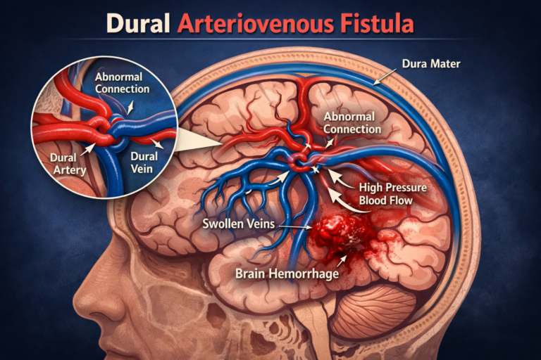 Dural Arteriovenous Fistula: Causes, Symptoms, and Treatment