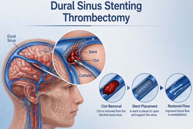 Dural Sinus Stenting Thrombectomy