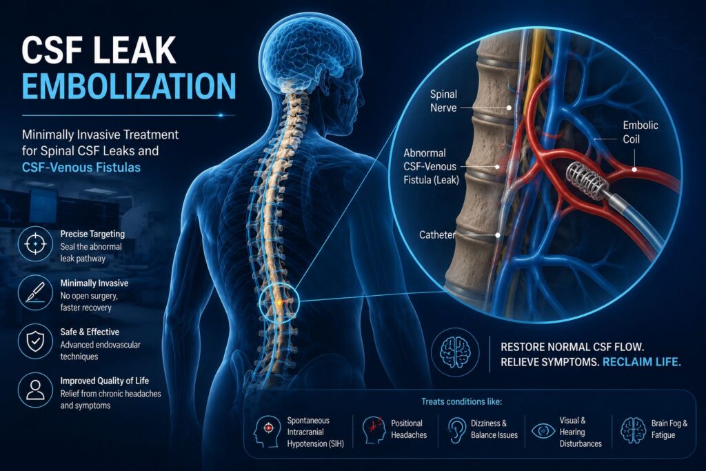 csf leak embolization