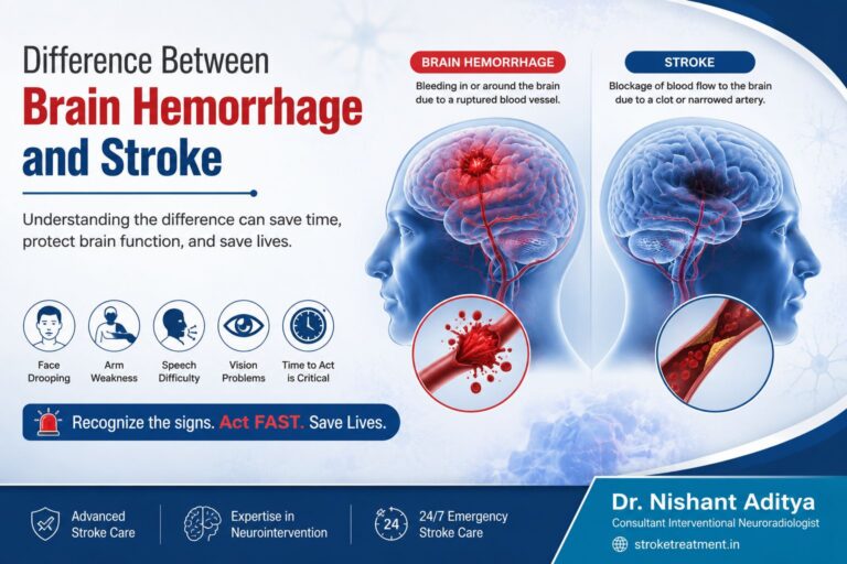 Difference Between Brain Hemorrhage and Stroke